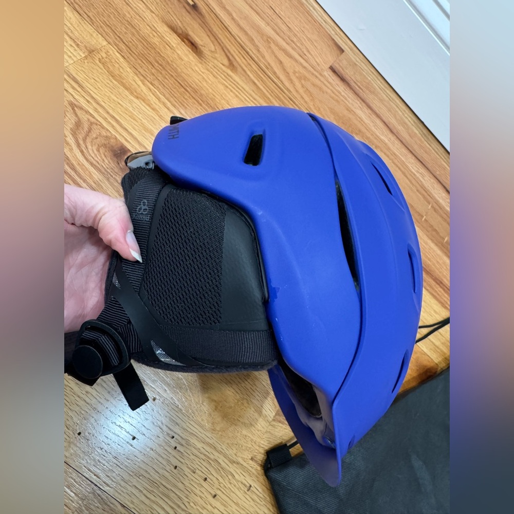 Smith Vantage Women's MIPS L Large Lapis Blue Winter Ski Helmet EUC - Picture 8 of 8